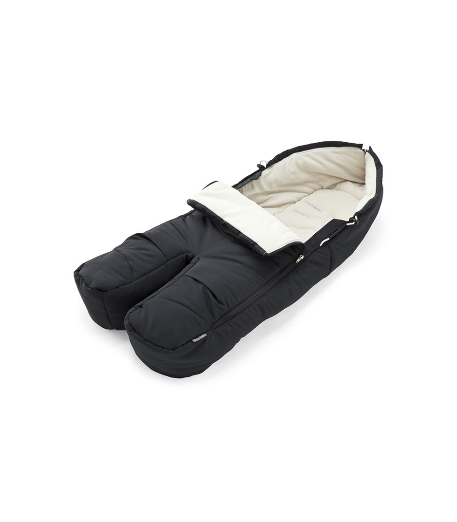 Stokke footmuff beige melange discount